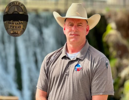 San Saba Chief of Police, Steven B. Newkirk. .