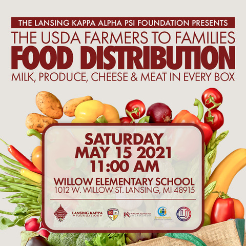 Local Fraternity chapter hosting free food distribution event at Willow Elementray