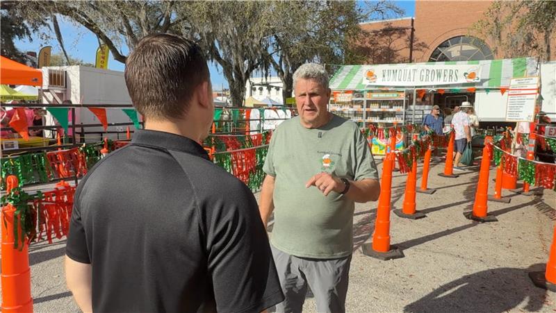 Freeze disrupts kumquat supply at 2026 Dade City festival, but crowds and vendors still show up