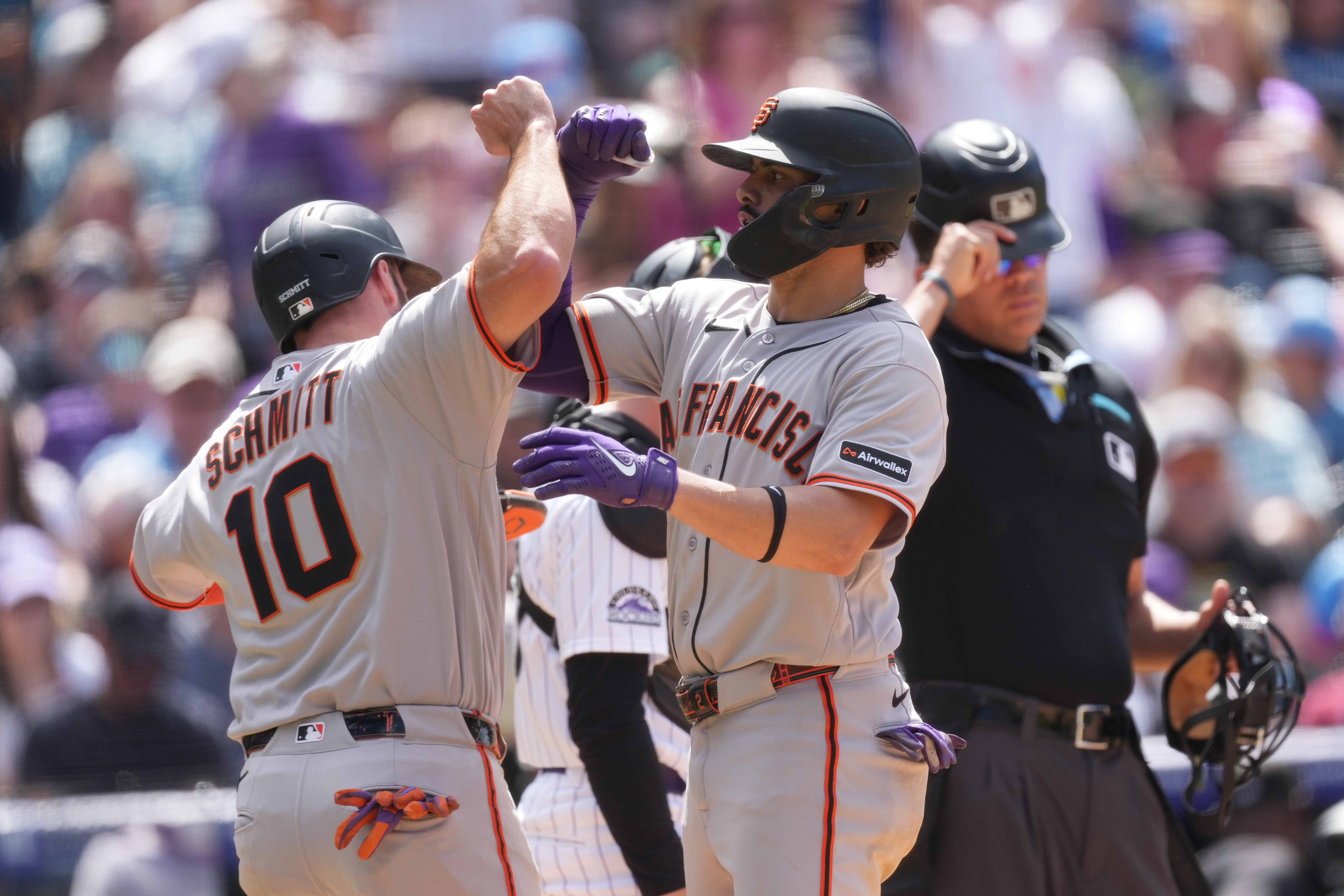 Giants Rockies Baseball