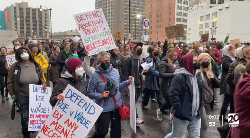 Detroit abortion protest
