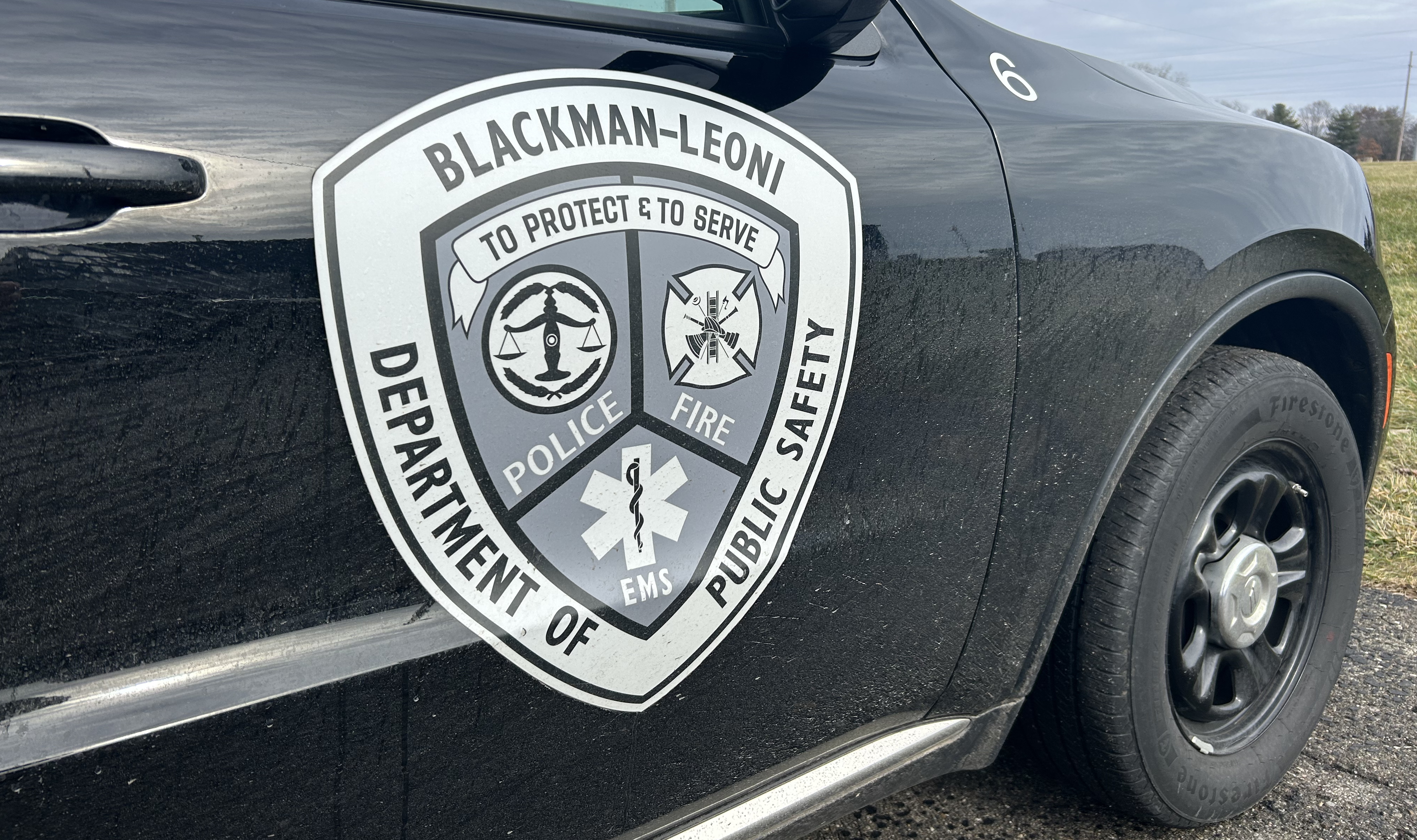 Blackman-Leoni Police Car Daytime