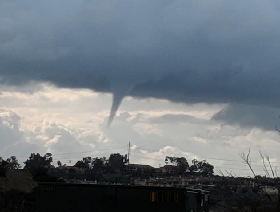 Funnel cloud in Carlsbad