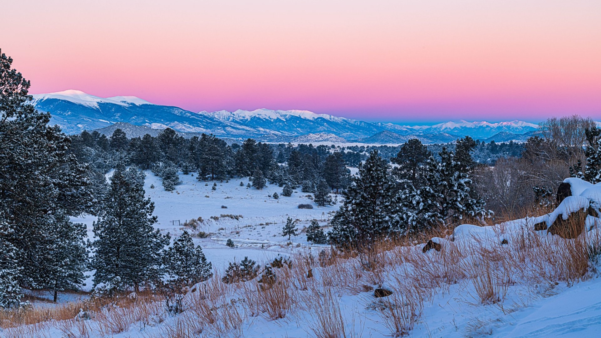 Chilly Westcliffe sunrise