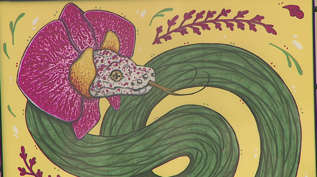 snake painting chula vista art fest