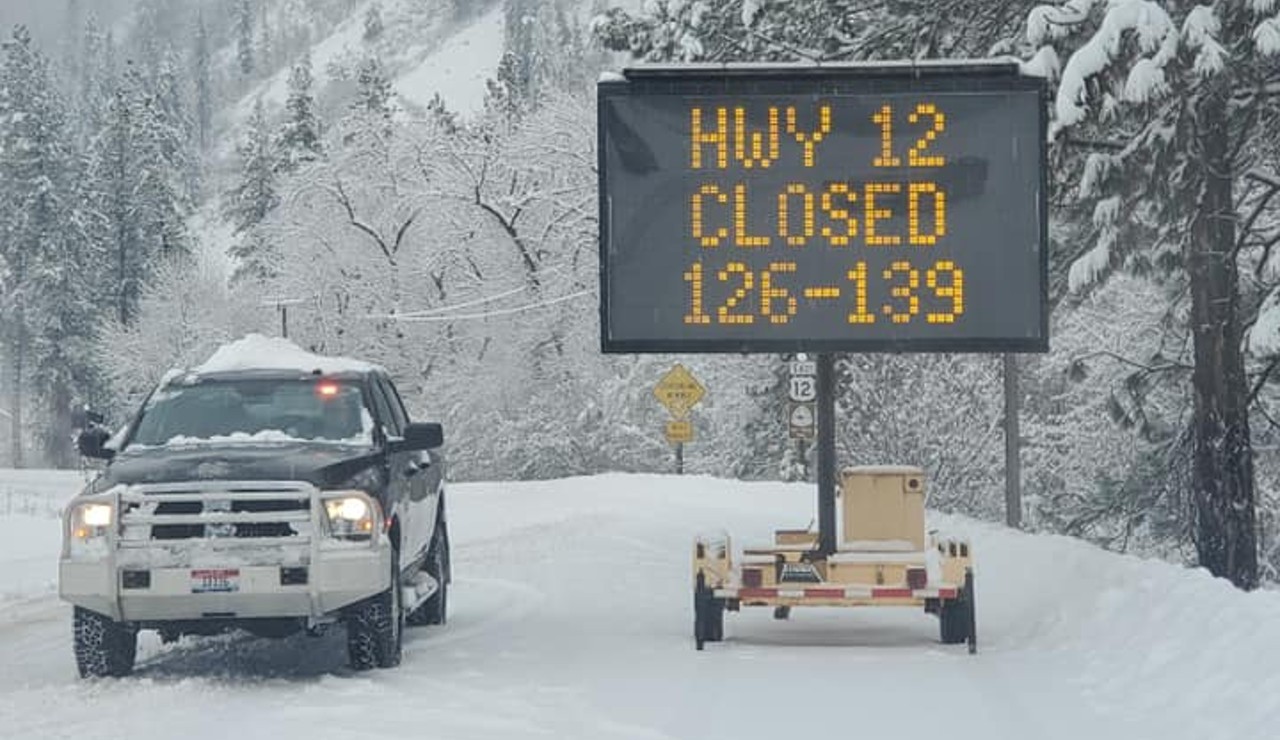 Hwy 12 avalanche danger closure