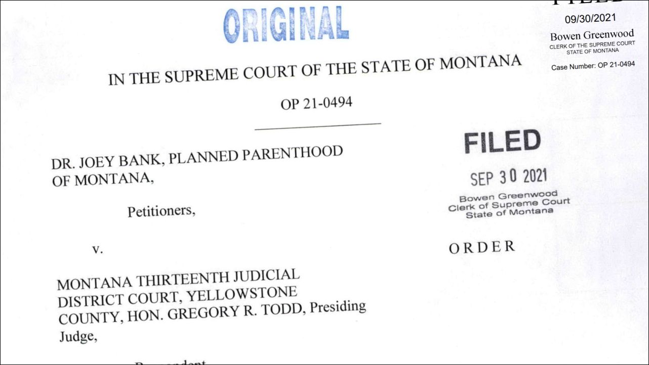 Montana Supreme Court declines to block abortion laws