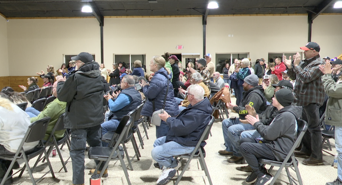 Oologah Jan. 21, 2024 Planning Commission meeting inside community center
