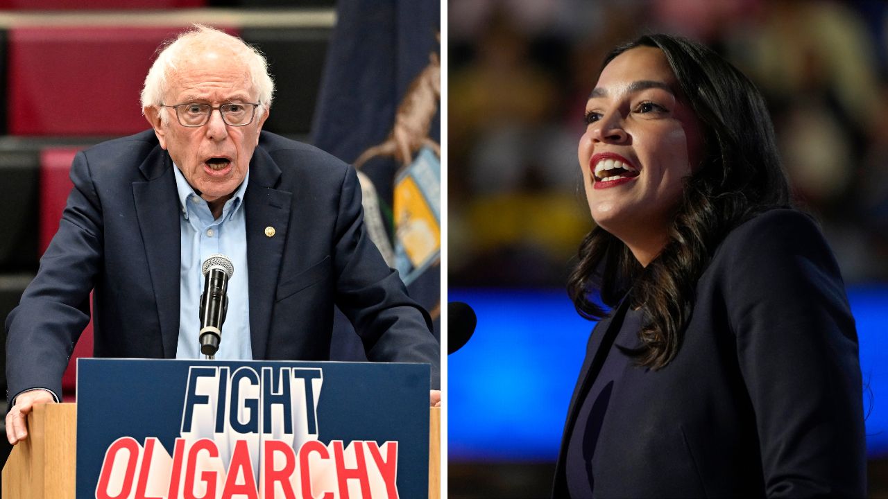 Bernie Sanders and Alexandria Ocasio-Cortez