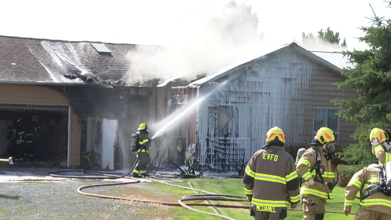No injuries in house fire in Helena Valley