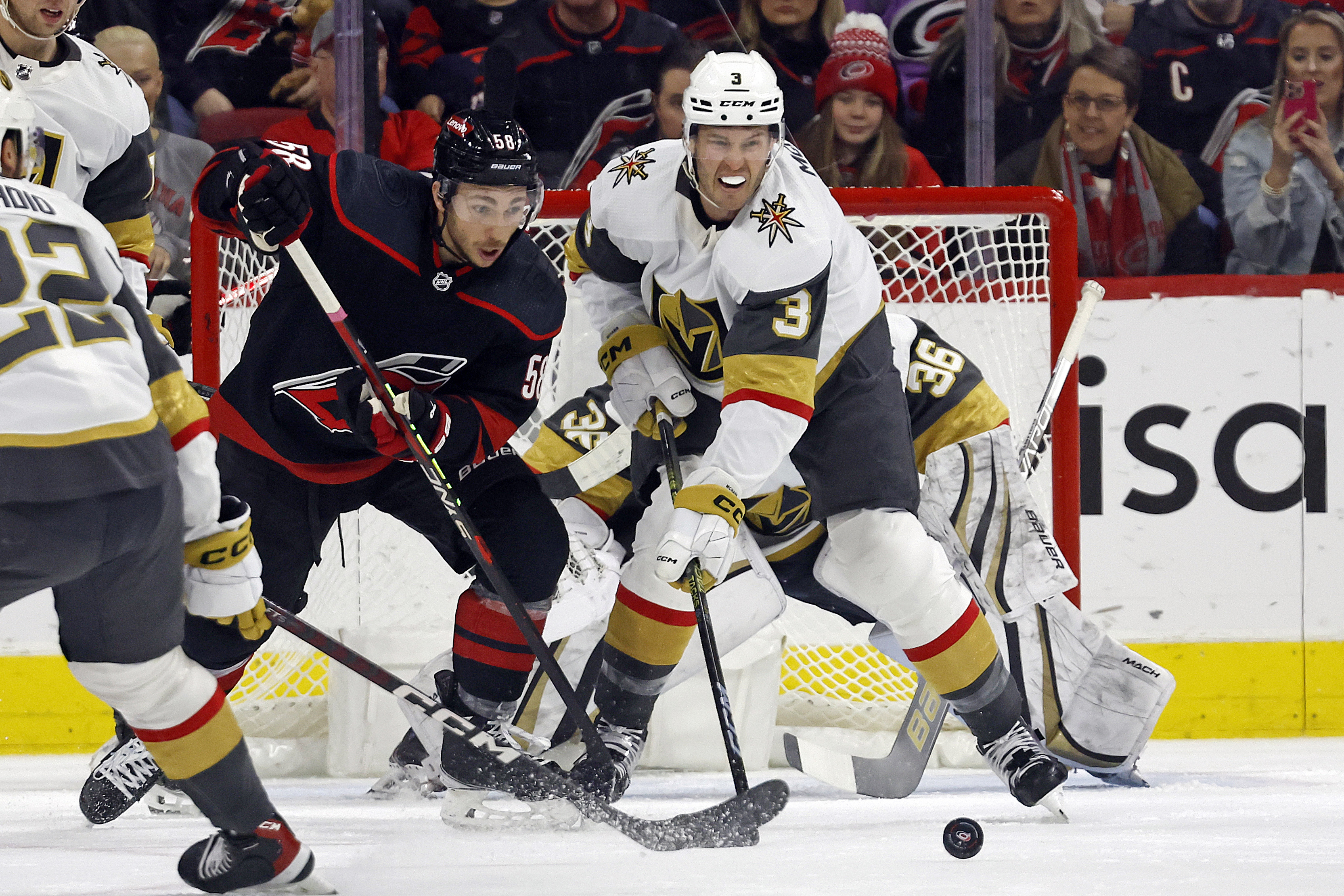 Golden Knights Hurricanes Hockey