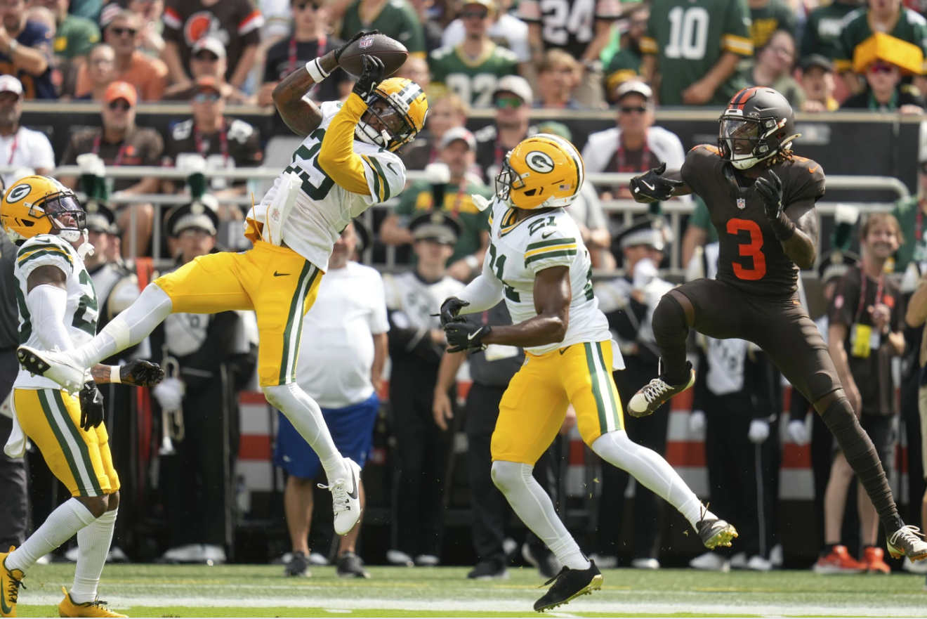 Xavier McKinney interception