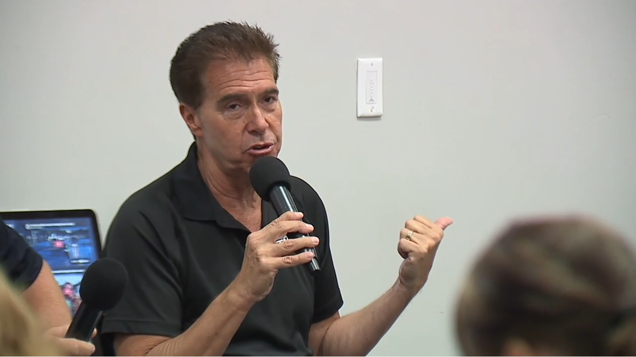 Hurricane preparedness event in Palm Harbor featured Denis Phillips