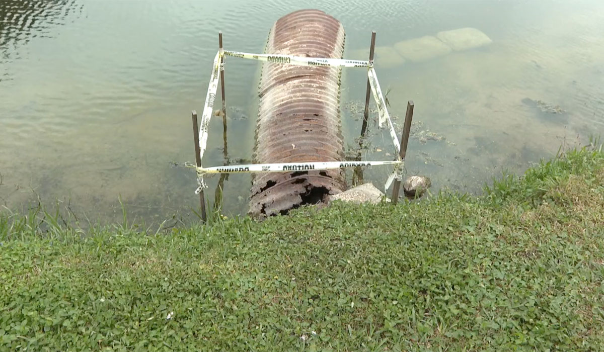 Culvert in Shady Lakes 
