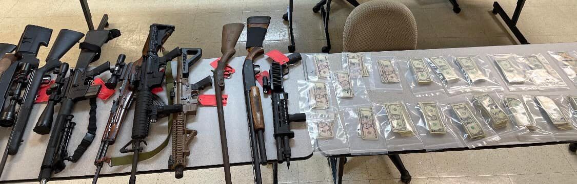 Scott County recovered guns and money