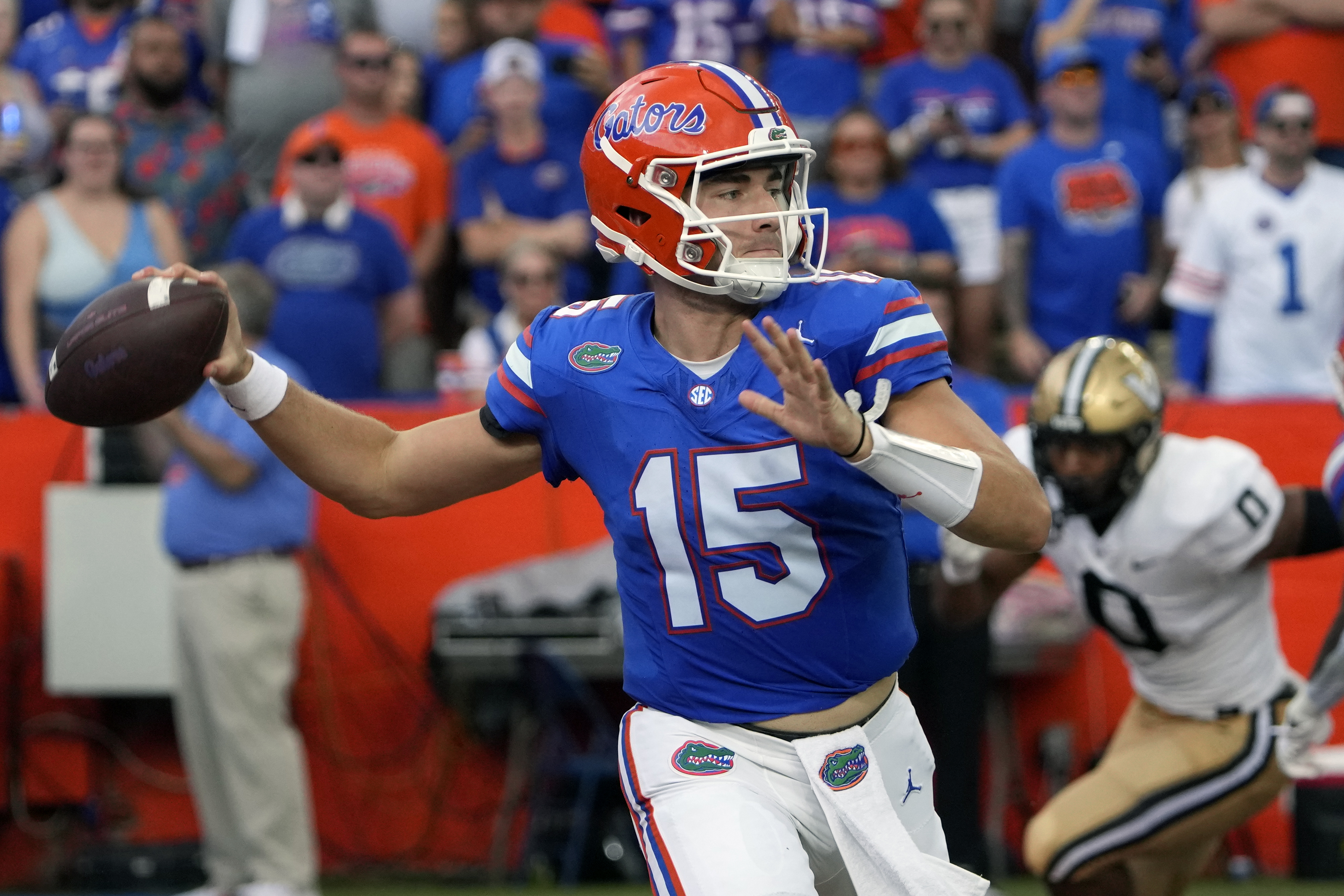 Florida Gators QB Graham Mertz vs. Vanderbilt Commodores, Oct. 7, 2023