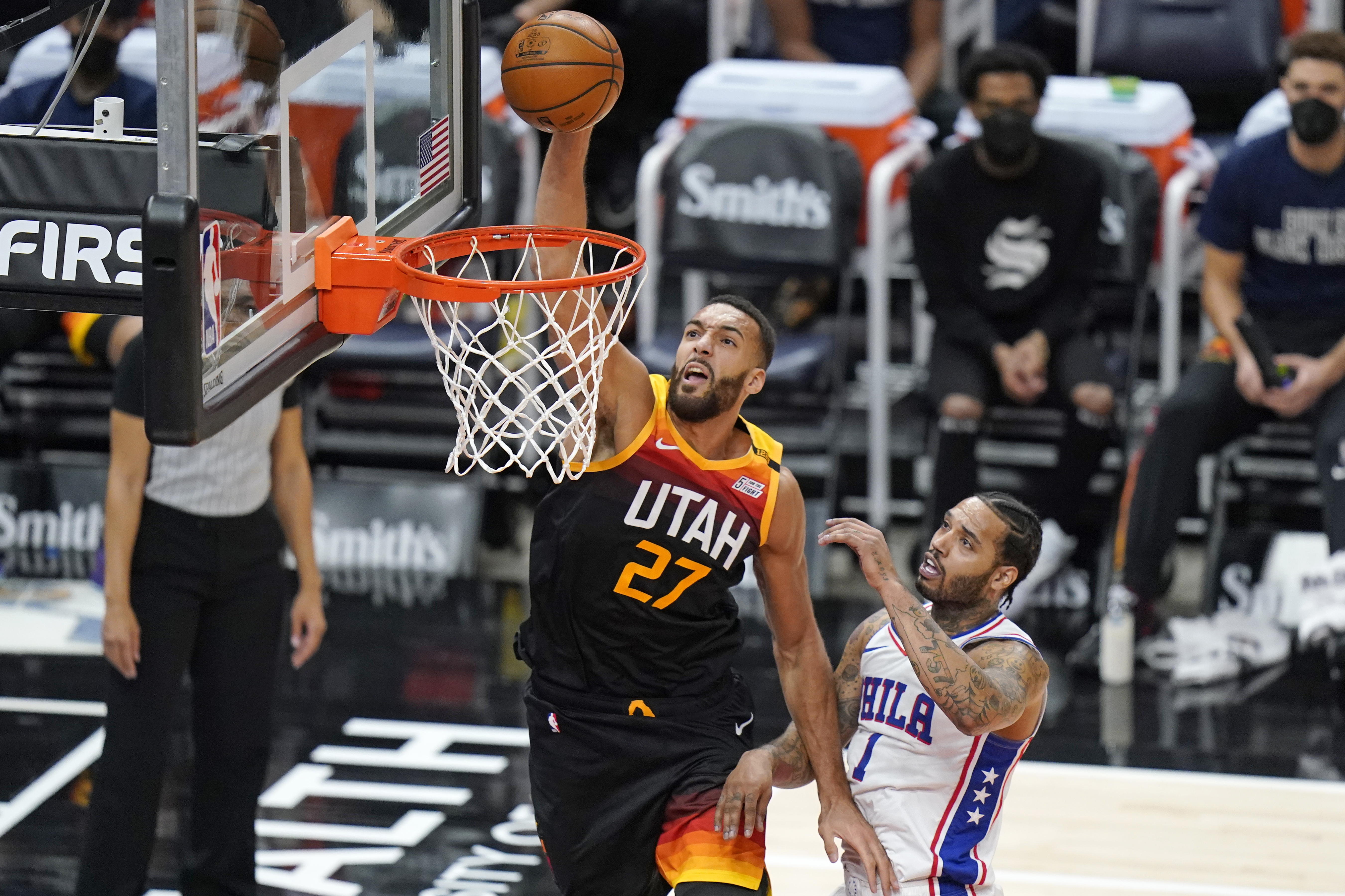 Rudy Gobert, Mike Scott