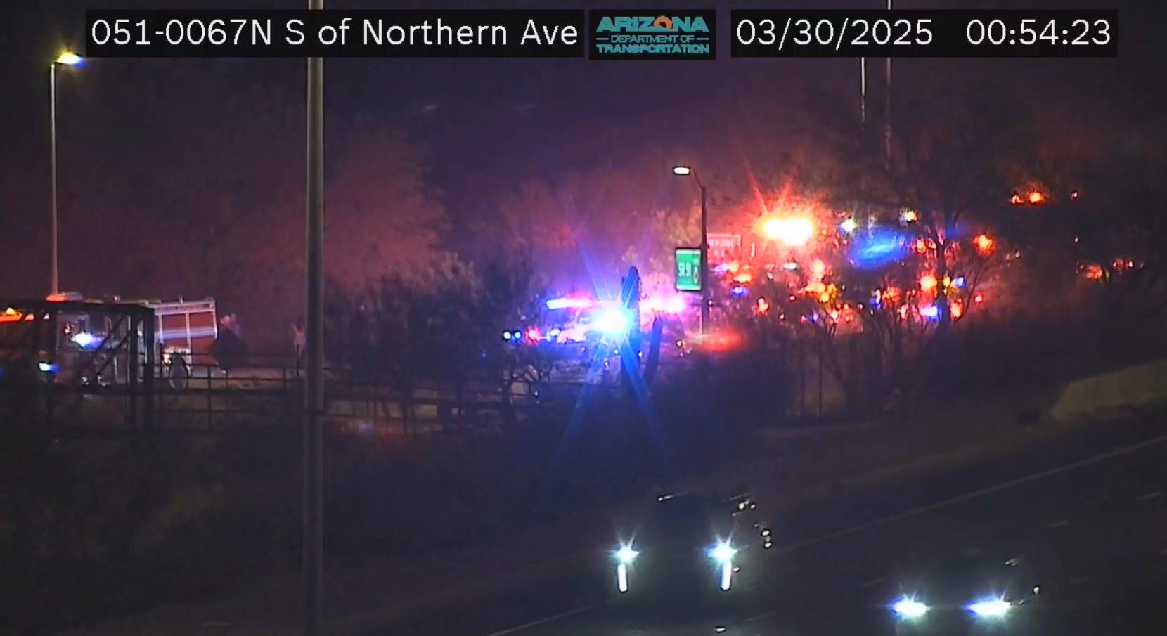 SR 51 at Northern crash 3-30-25
