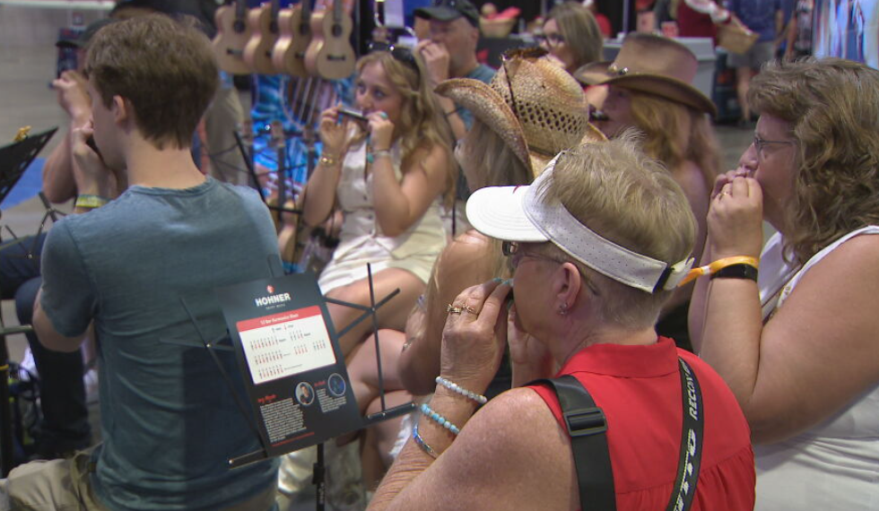 CMA Fest adds 'Musical Instrument Petting Zoo' where fans can learn to play harmonica, ukulele, and drums
