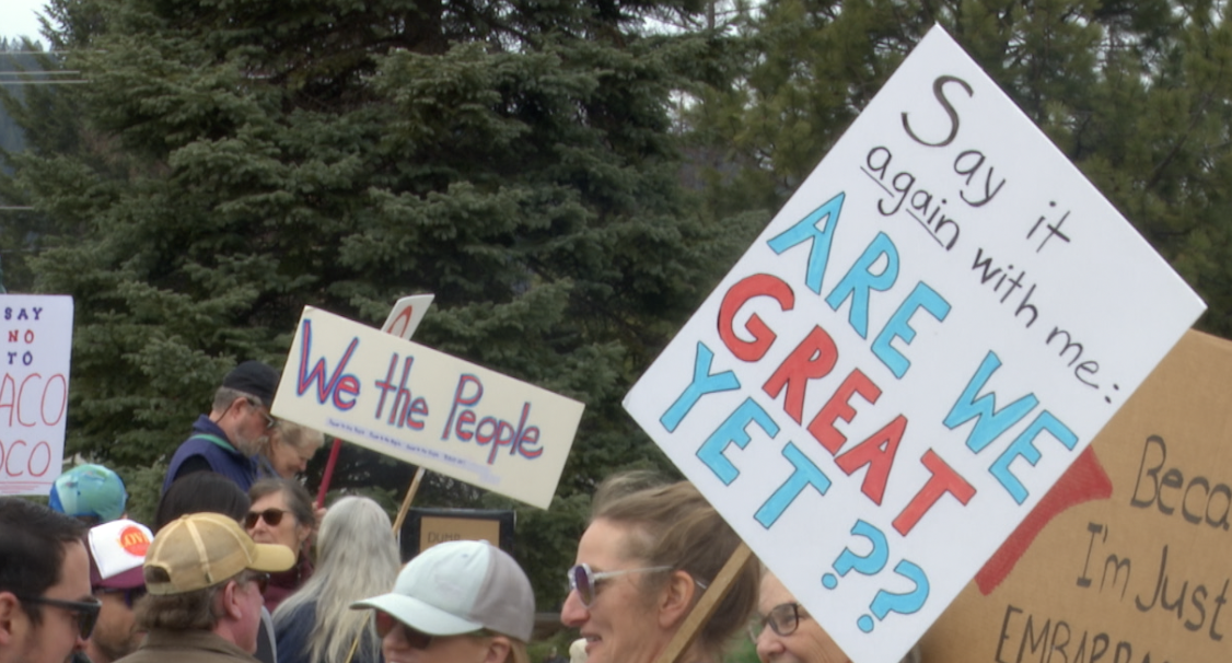 Whitefish No Kings Protest