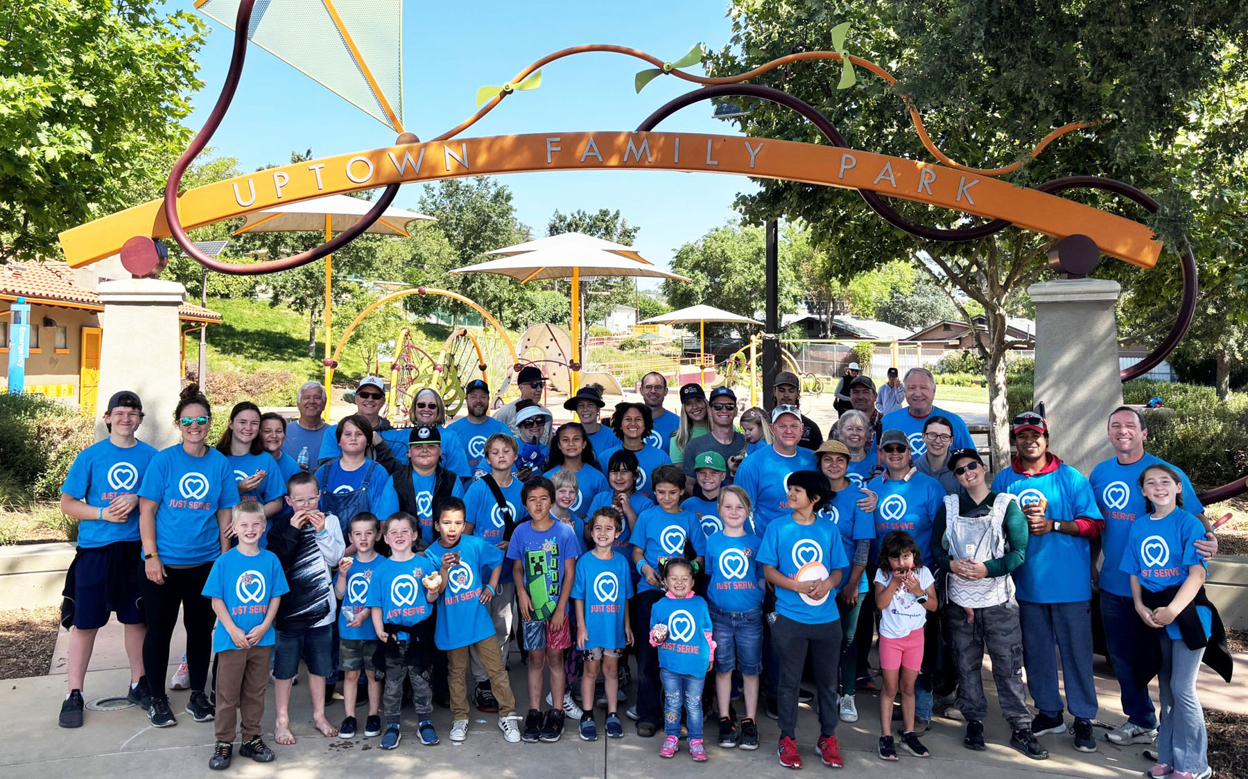 Volunteers at Uptown Family Park in Paso Robles May 2025.jpg