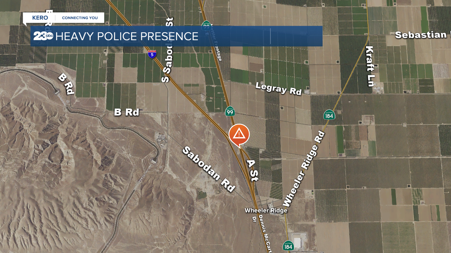 Police Standoff Map