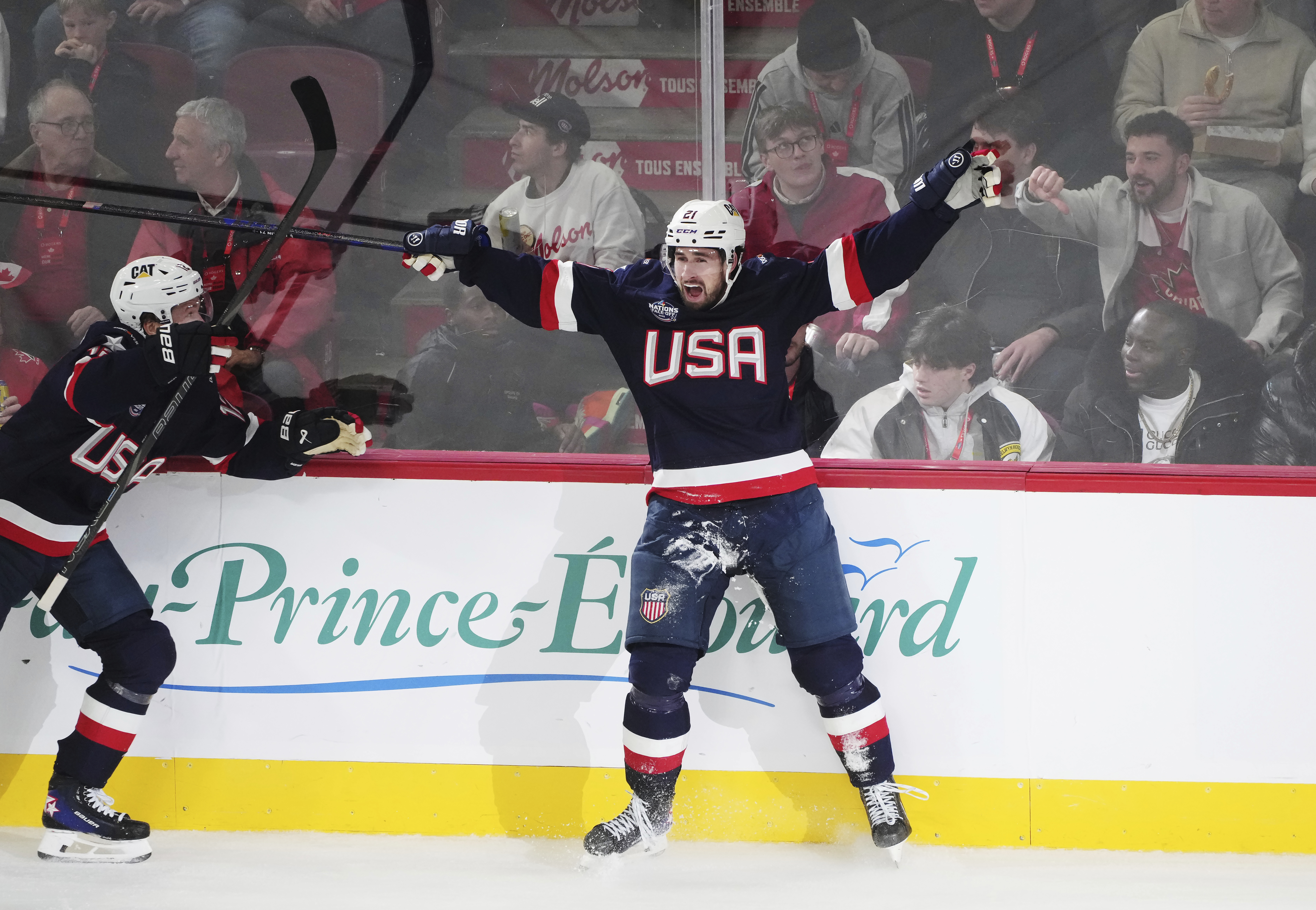 4 Nations USA Canada Hockey