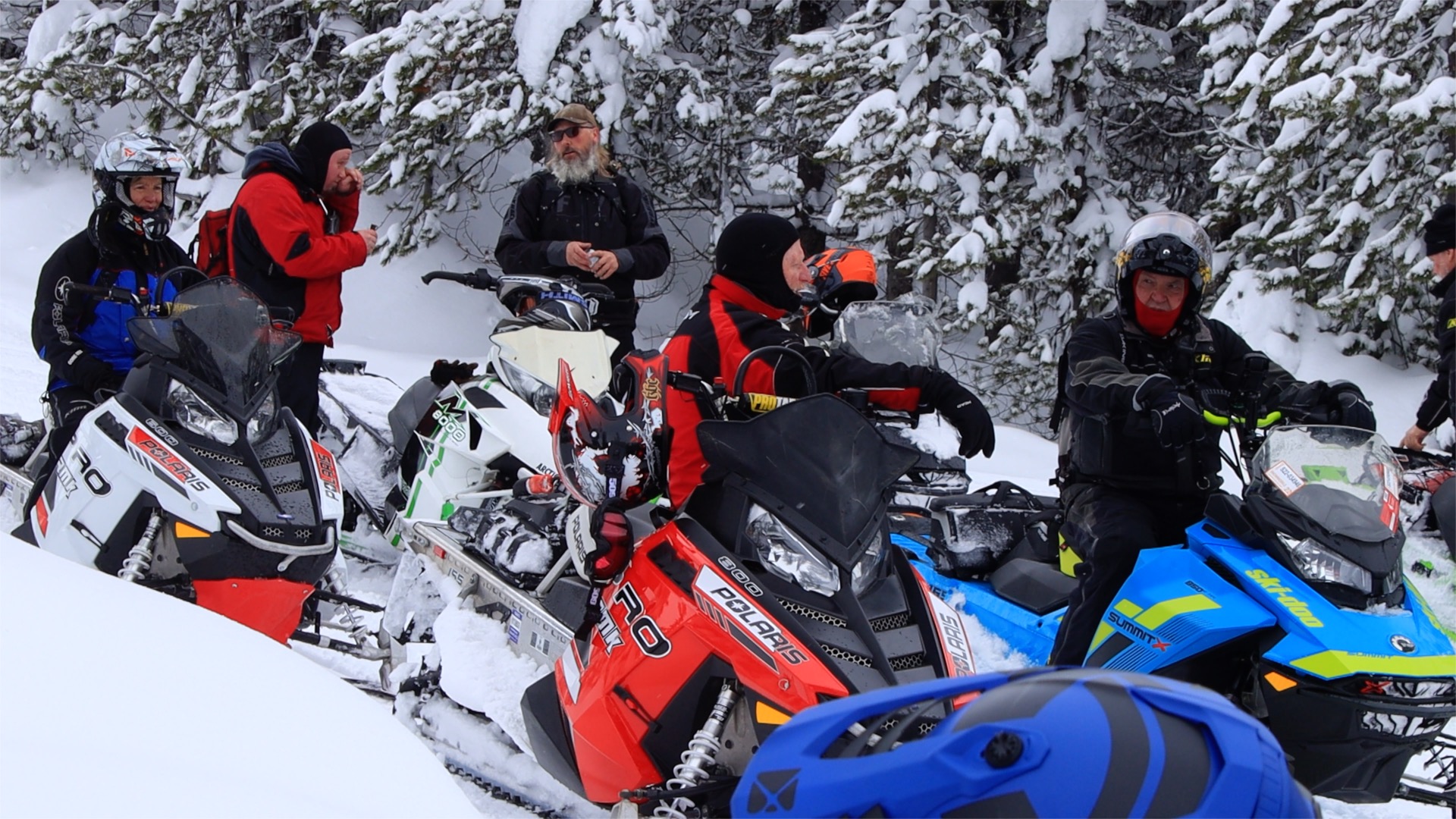 Trans MT Snowmobile Ride