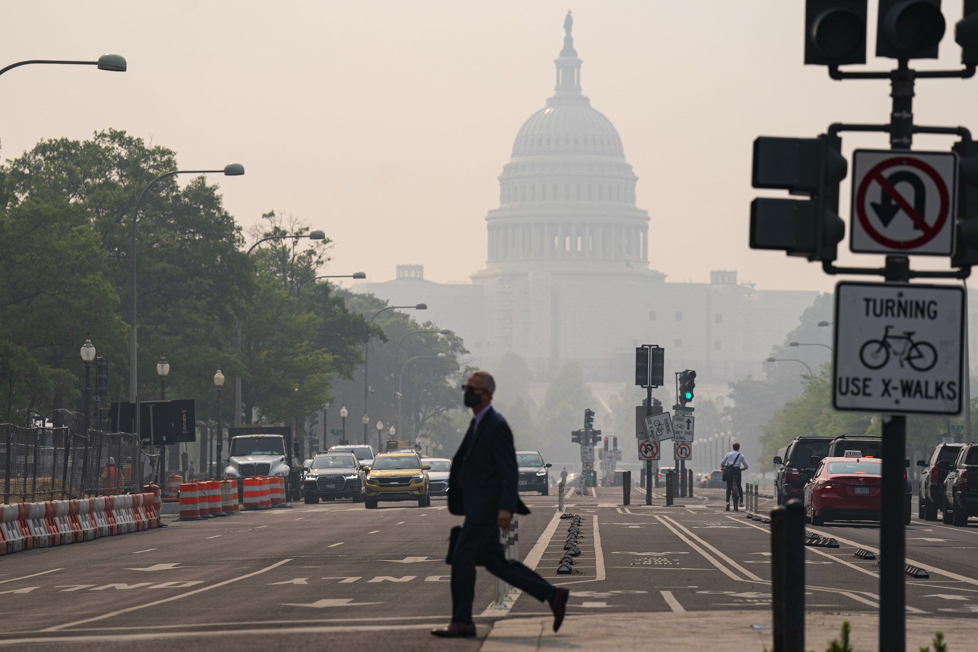 US Capitol wildfire smoke