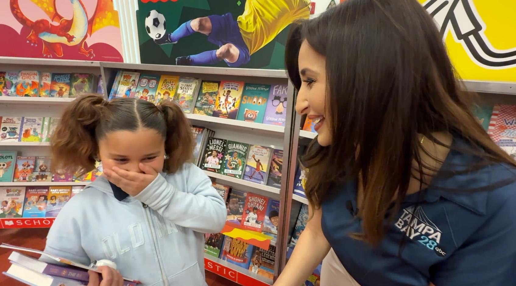 Tampa students get first-ever book fair as part of If You Give a Child a Book