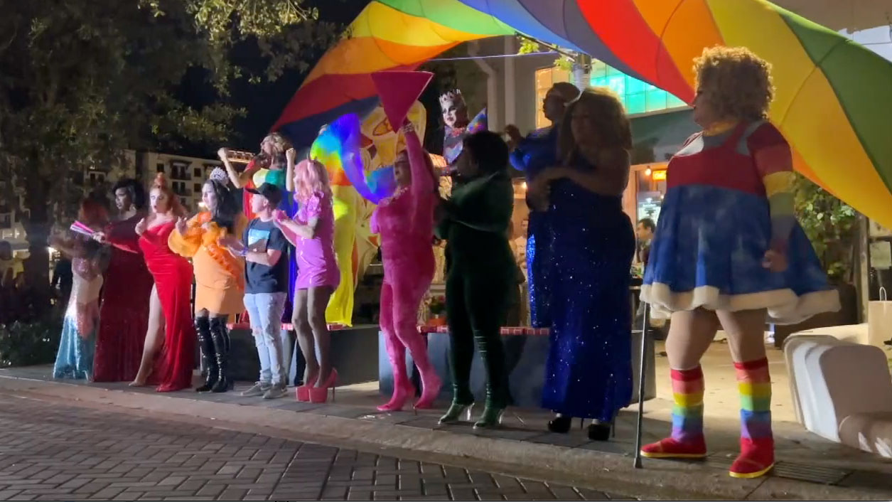 Drag show performers in West Palm Beach