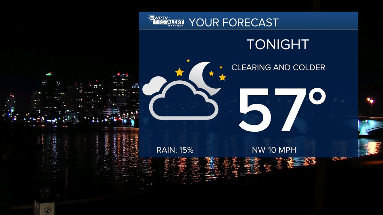 Forecast for night of Nov. 27, 2025