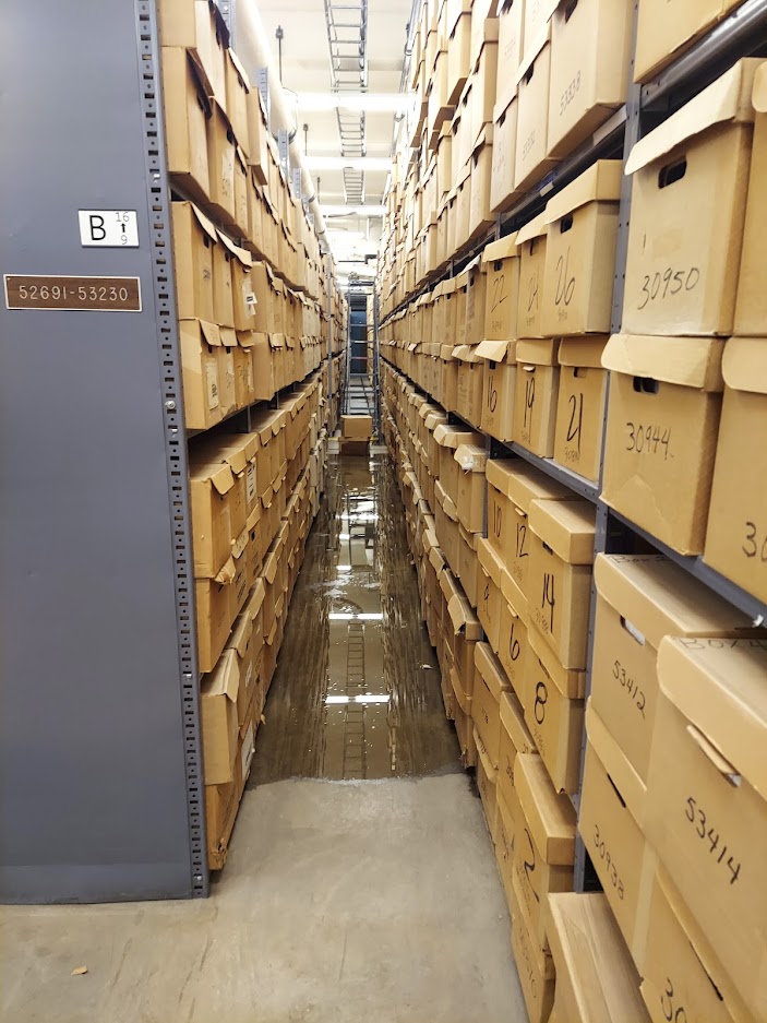 State archives suffer water damage after last week's extreme temperatures 