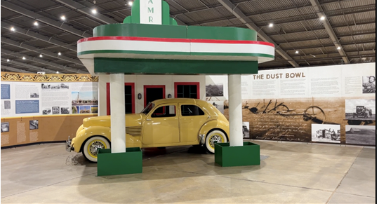 1930s car from 'The Journey' exhibit 