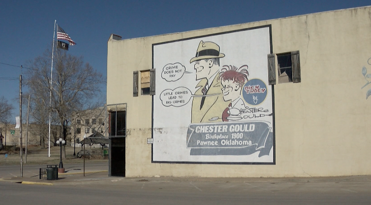 Dick Tracy mural