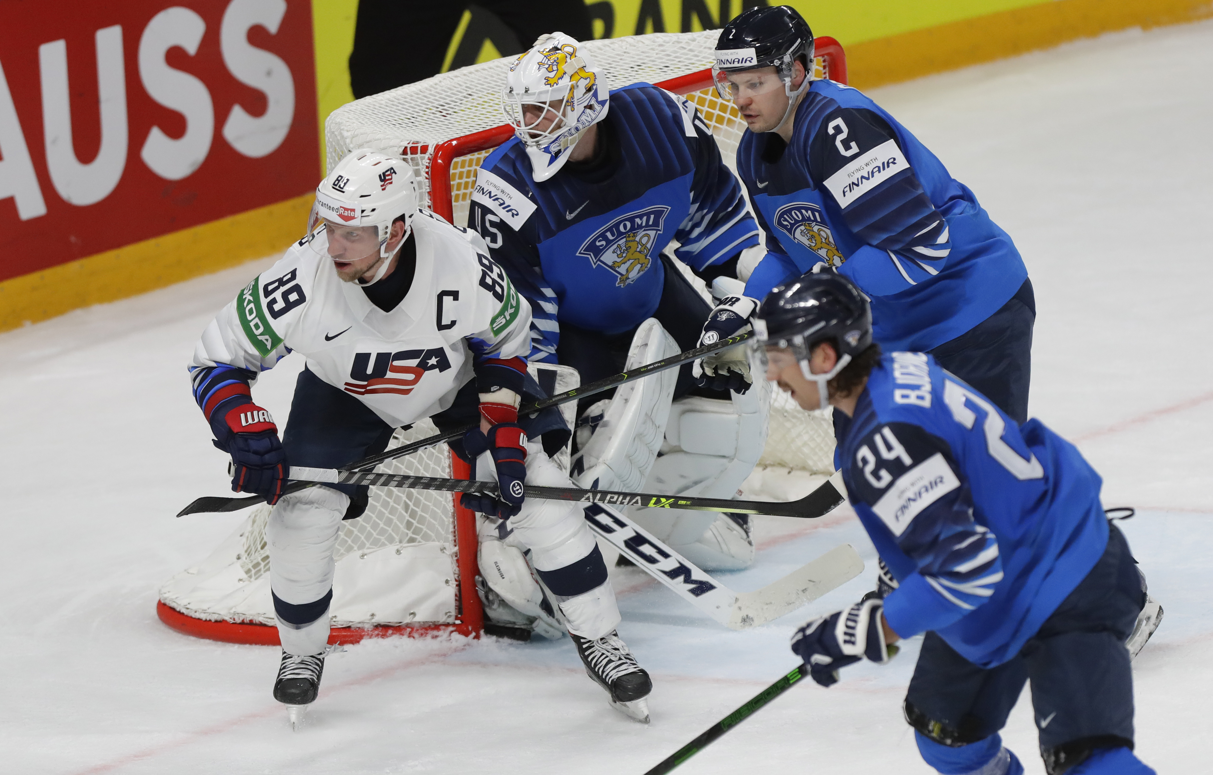 Justin Abdelkader USA Latvia Ice Hockey Worlds