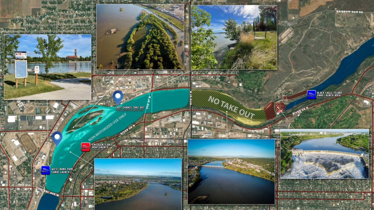 Great Falls Area Chamber of Commerce unveils "Missouri River Safe Use Map"