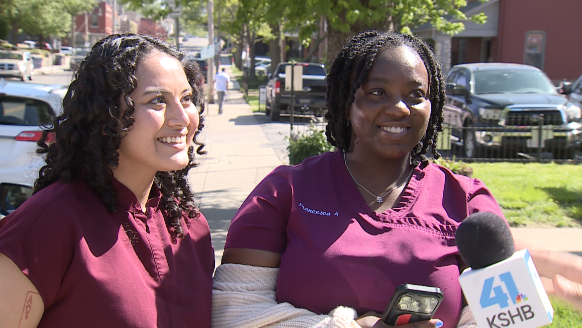 Isabel Guevera and Francesca Anderson