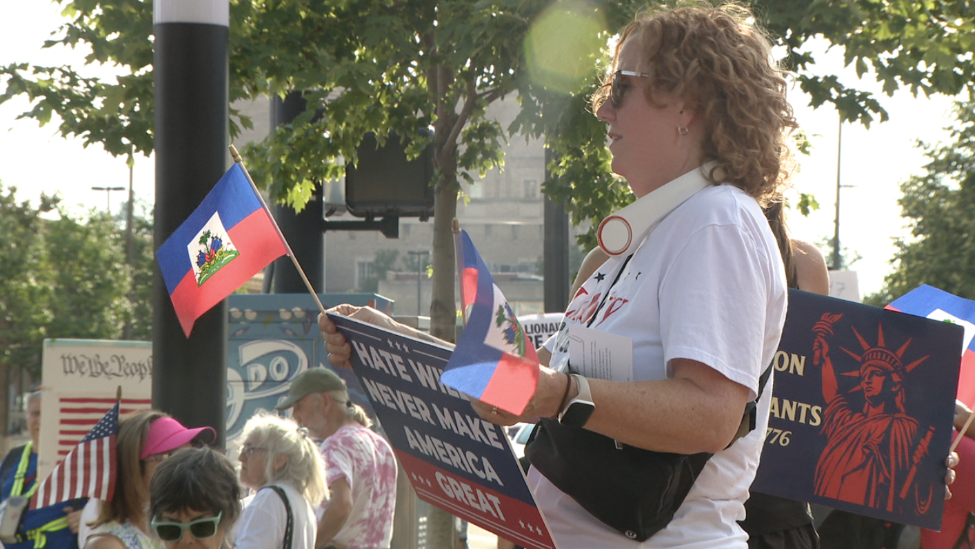 Springfield Haitian immigrant protest