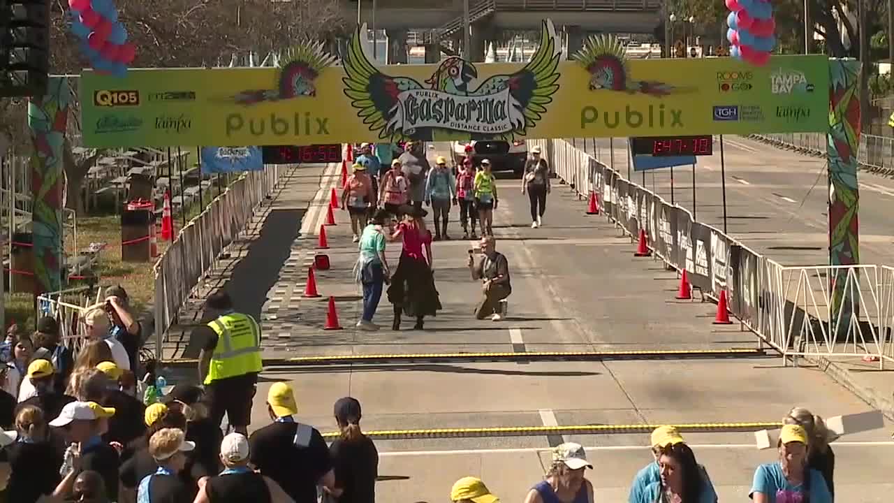 WATCH: 2026 Gasparilla Distance Classic finish line day 1 – Hour 4 