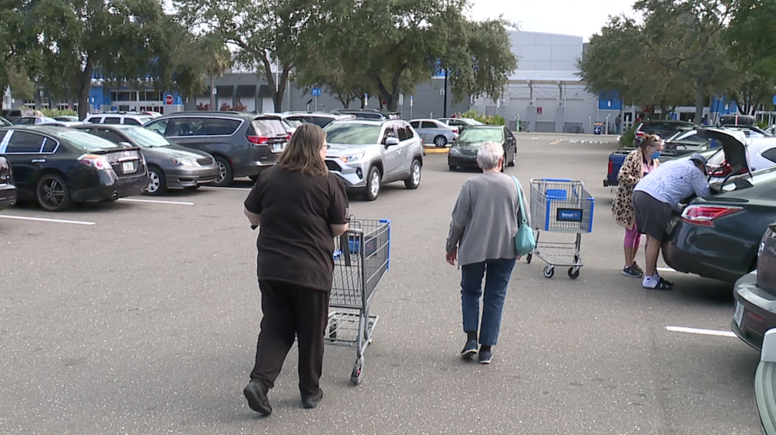 Walmart shoppers