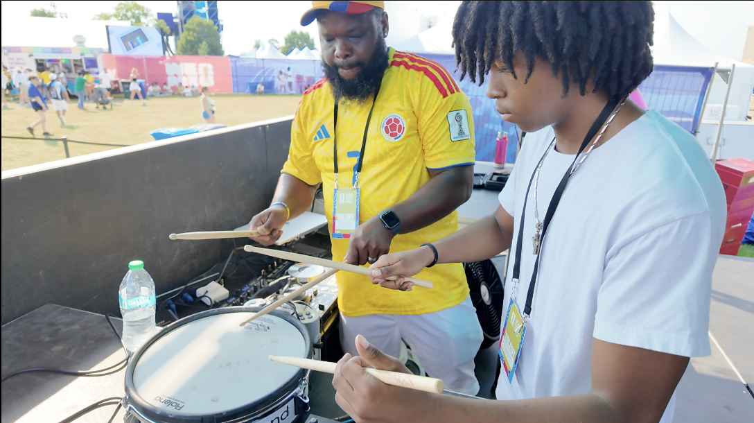 DJ Joe and son DJ EJ