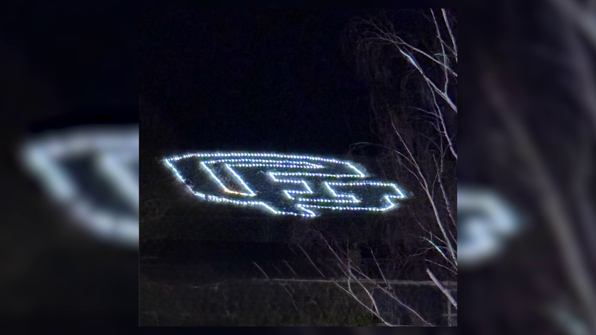 Volunteer keeps 'GF' sign glowing brighter than ever