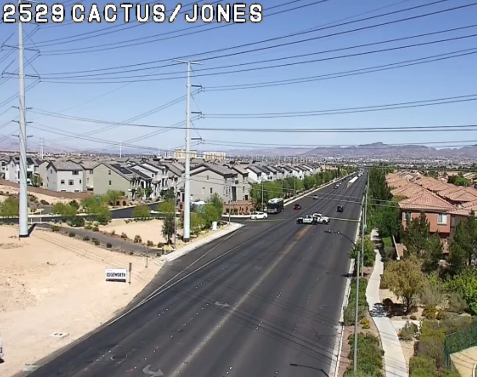 Crash closes intersection of Cactus Avenue at Jones Boulevard, RTC says