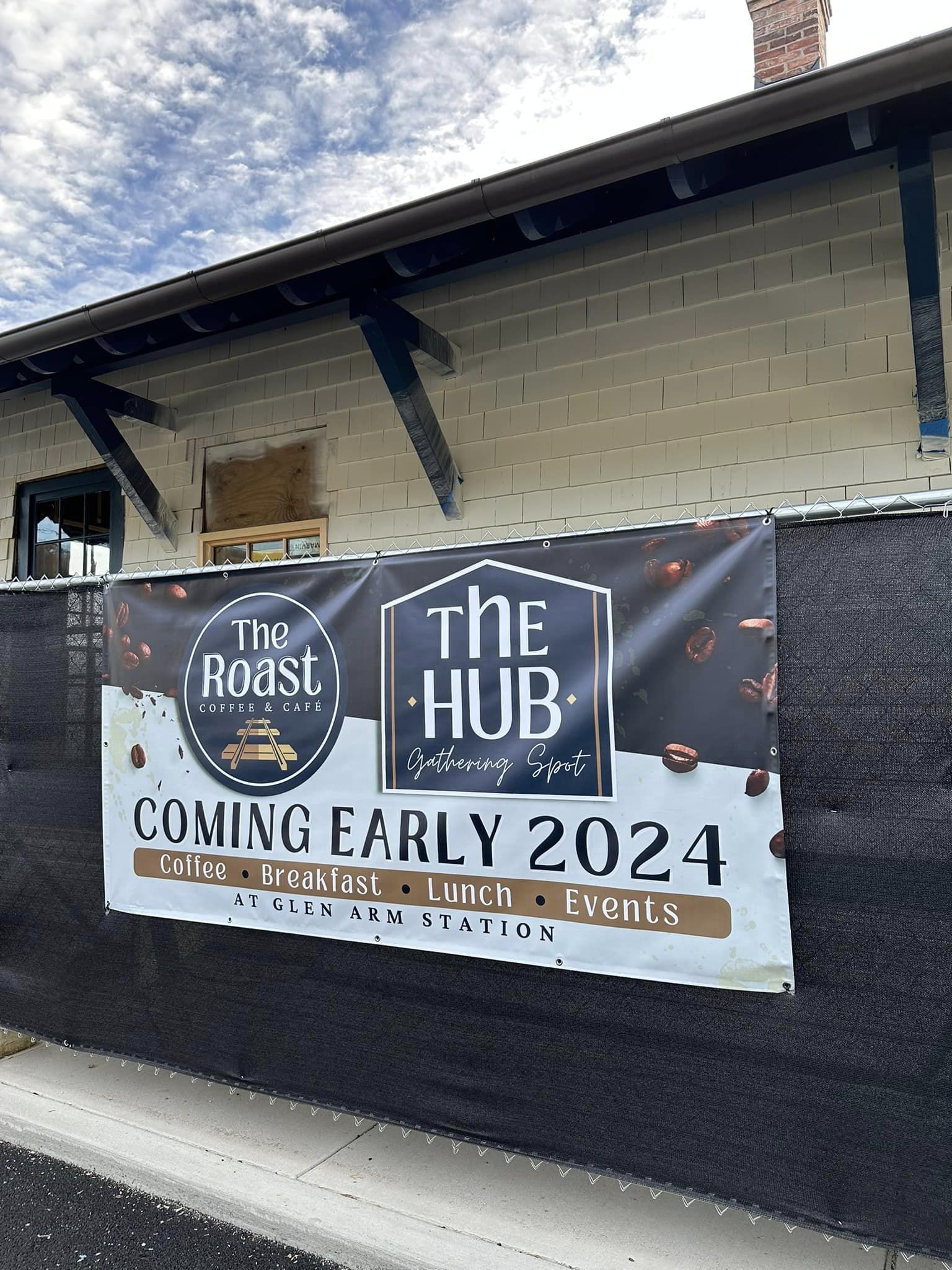 The Roast Coffee & Cafe will open soon, along with The Hub event space