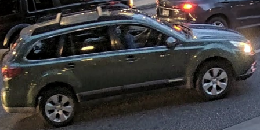 medina alert green subaru outback