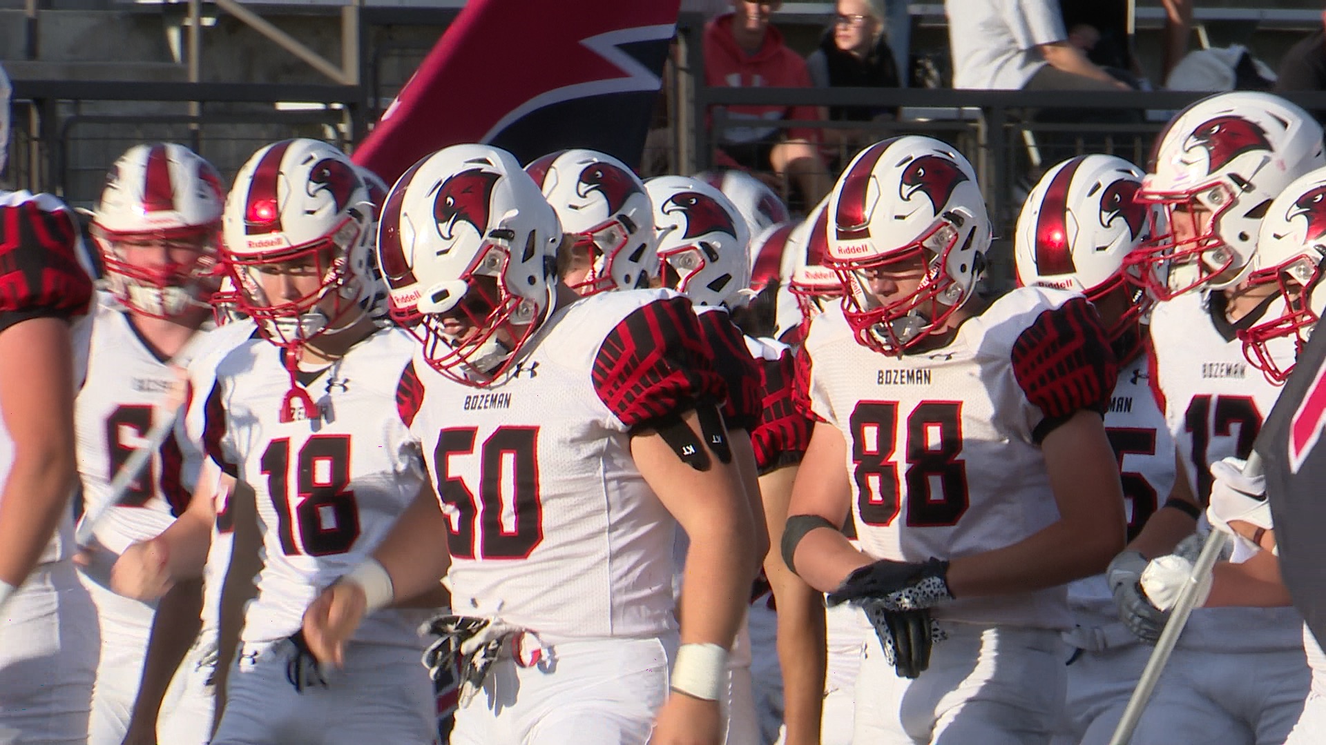 Bozeman football versus Butte