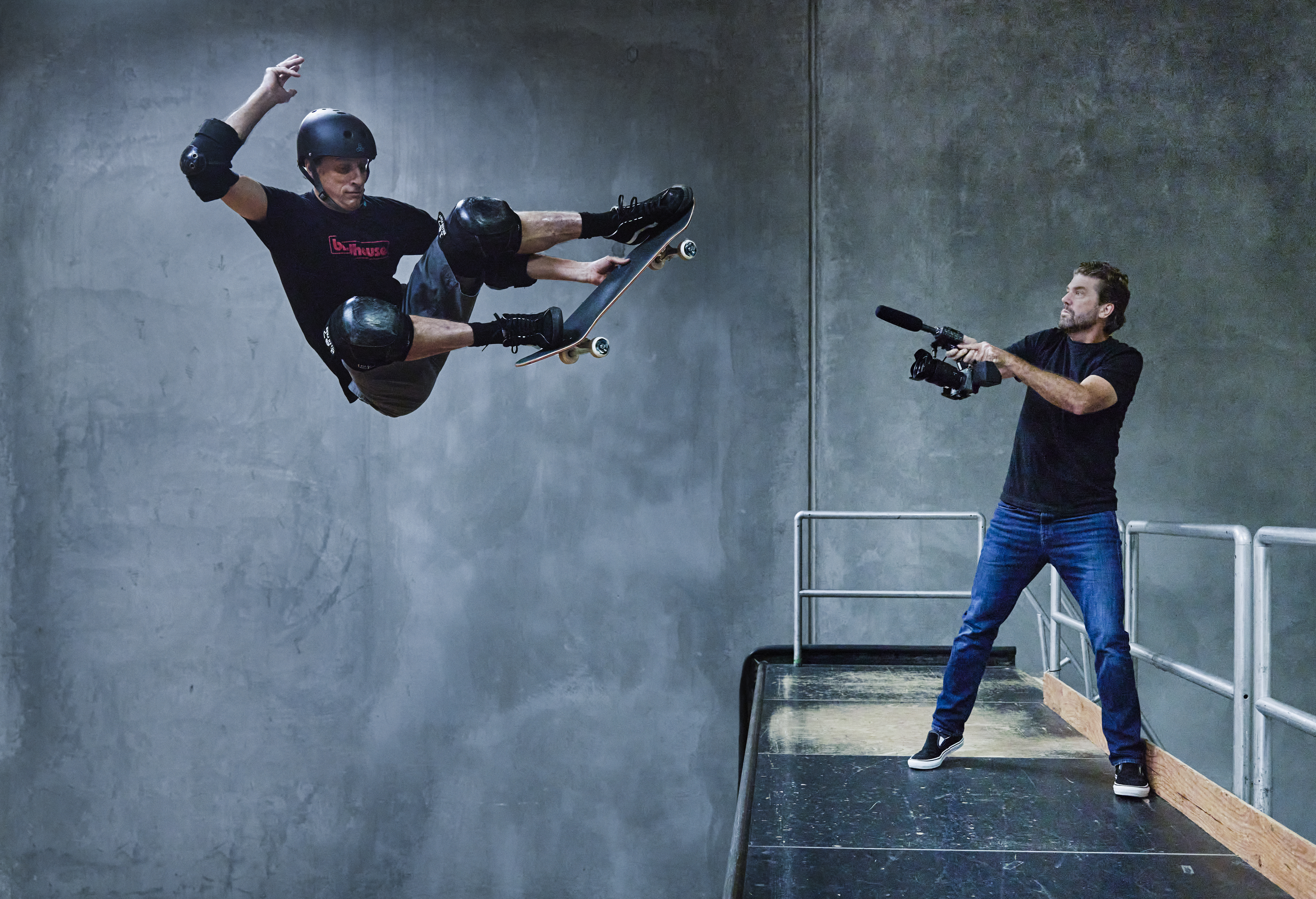 Tony Hawk films with Sam Jones