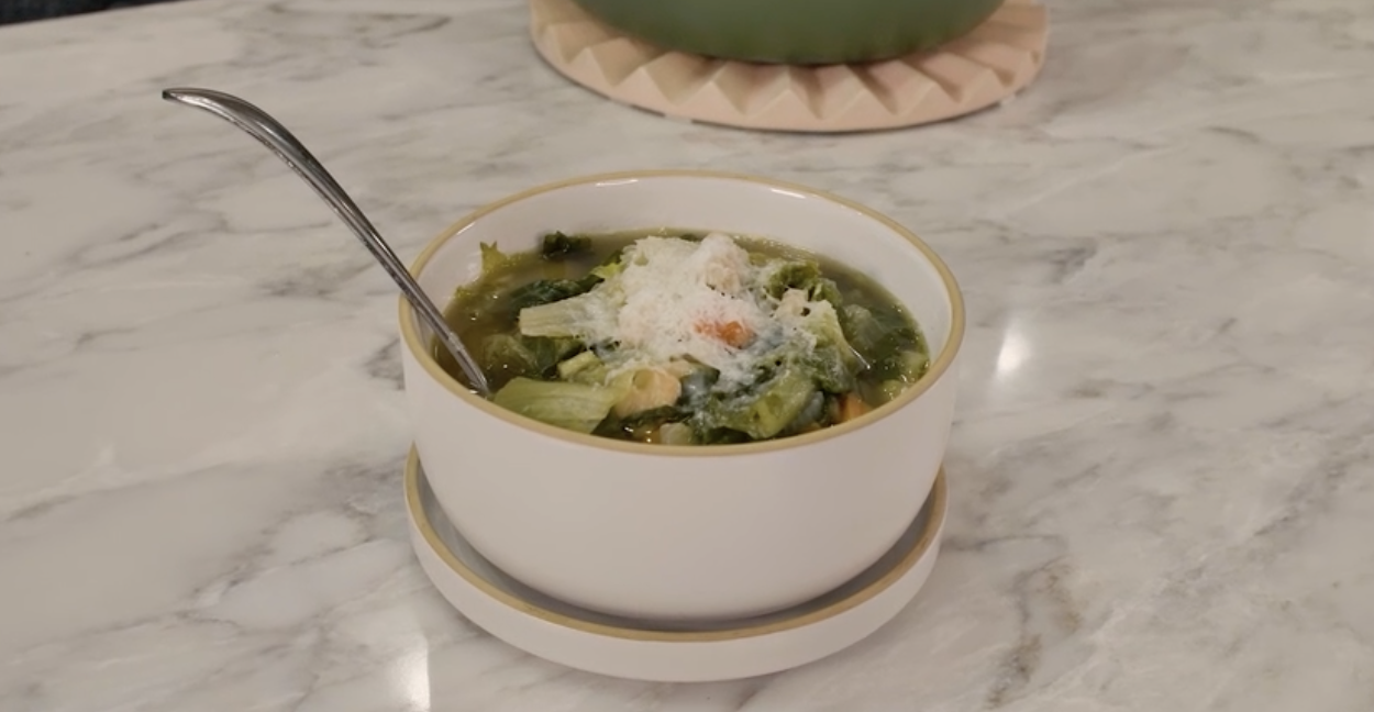 Escarole and bean soup