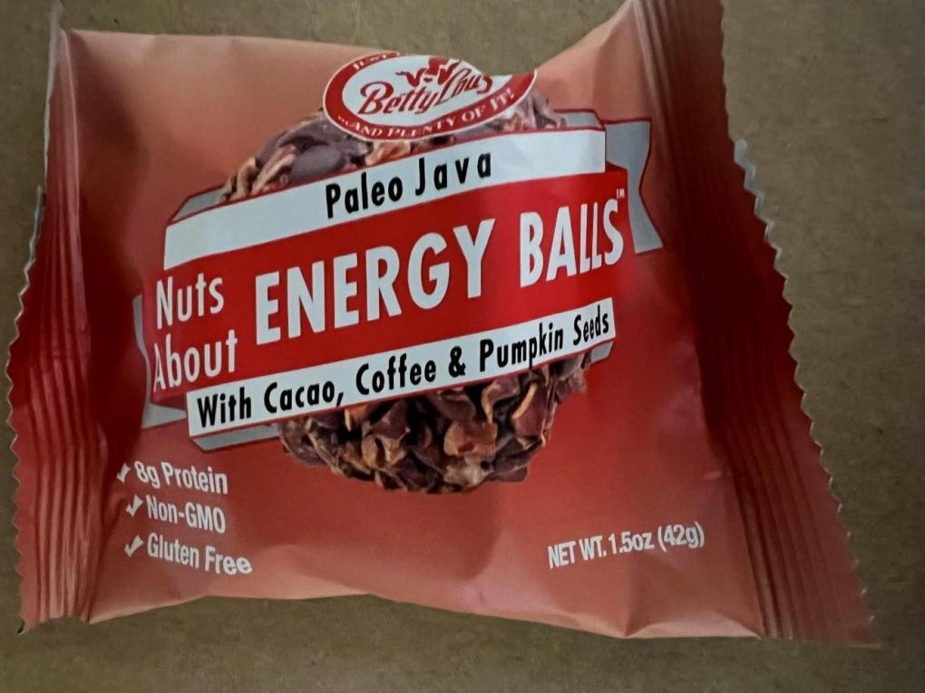Betty Lou Paleo Java Nuts About Energy Balls with Cacao, Coffee & Pumpkin Seeds